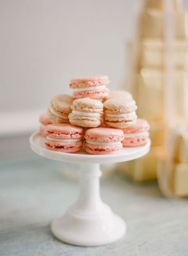 Easter Party Ideas - Peach Macaroons