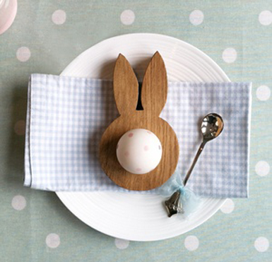Easter Table Styling Ideas - Bunny Rabbit Egg Cup