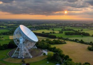 Jodrell Bank with country side view for Vanilla In Allseasons Caterers